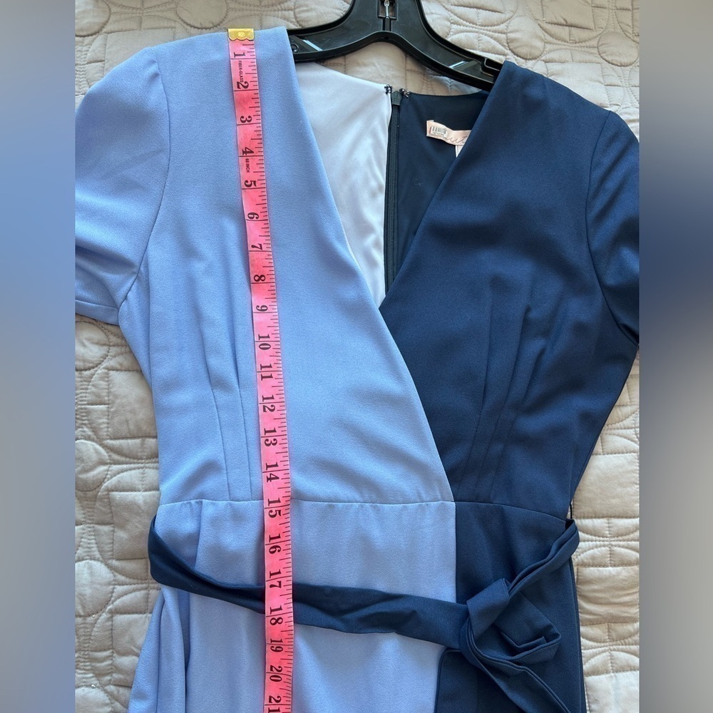 Anthropologie Hutch Colorblock Faux Wrap
Midi Dress - Picture 14 of 16